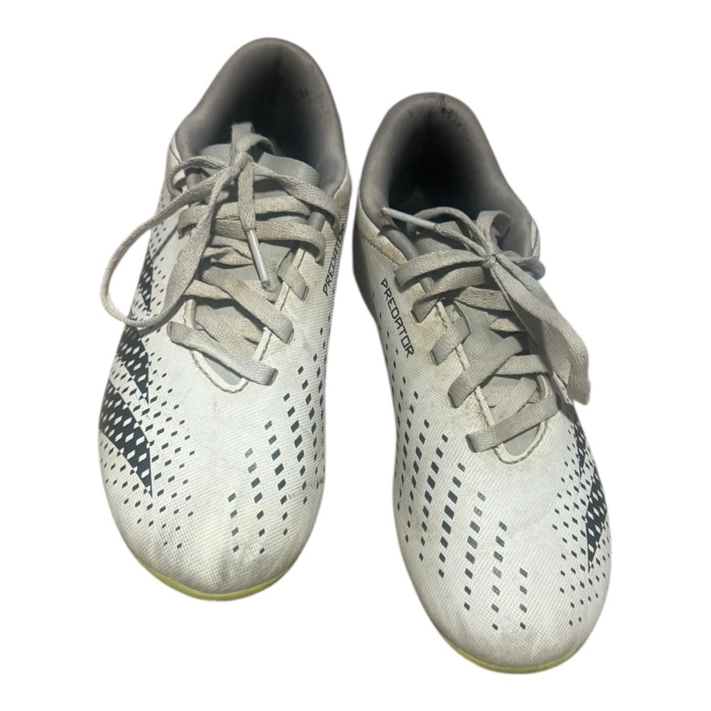 Adidas Predator Youth Soccer FG Cleats - White & Black - Picture 7 of 11
